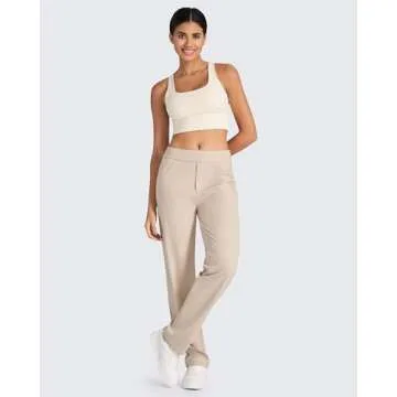 G4Free Women's Stylish Wide Leg Pants with Pockets