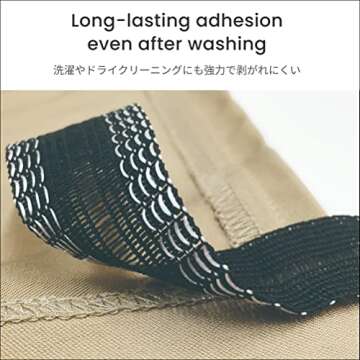 LEONIS Iron-on Instant Hem Tape 25mm x 5m (1 inch x 5.5yd) White [ 78021 ]