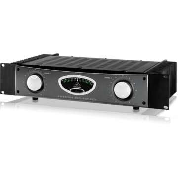 BEHRINGER A500 600-Watt Professional Studio Power Amplifier for High-Quality Audio