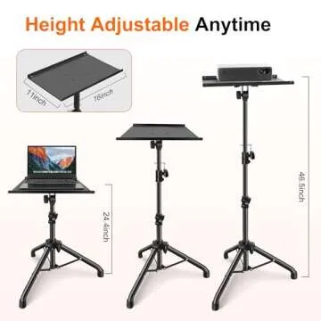 GrowDaily Projector & Laptop Tripod Stand for All Occasions
