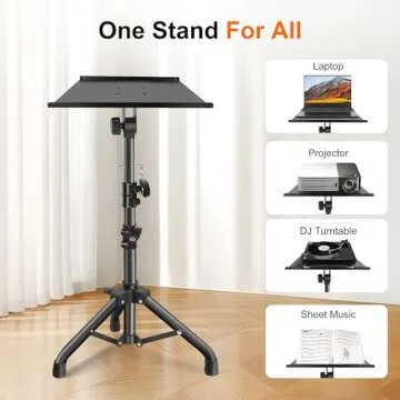 GrowDaily Projector & Laptop Tripod Stand for All Occasions