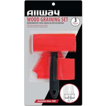 ALLWAY GT3 3-Piece Wood Graining Set