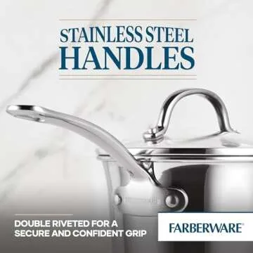 Farberware Millennium Stainless Steel Cookware Set 10 Piece