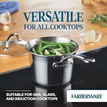 Farberware Millennium Stainless Steel Cookware Set 10 Piece