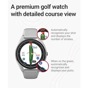 Voice Caddie T9 Premium GPS Golf Watch with Advanced Performance Tracking