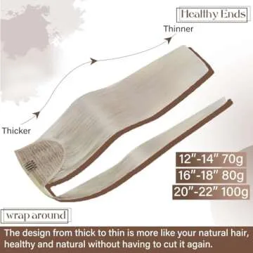 Hetto Hair Extensions - Natural Platinum Blonde Ponytail