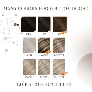 Hetto Hair Extensions - Natural Platinum Blonde Ponytail