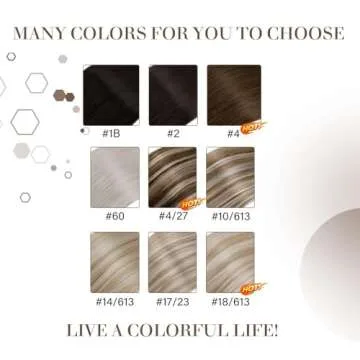 Hetto Hair Extensions - Natural Platinum Blonde Ponytail