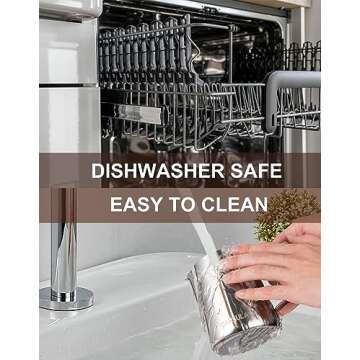 Milk Frothing Pitcher, 12oz Stainless Steel Milk Frother Cup Steaming Pitcher, Coffee Bar Cappuccino Espresso Machine Accessories Barista Tools, Metal Pitcher Milk Jug with Decorating Latte Art Pen