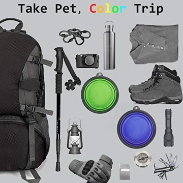 Comsun Collapsible Dog Bowl Set for Easy Travel