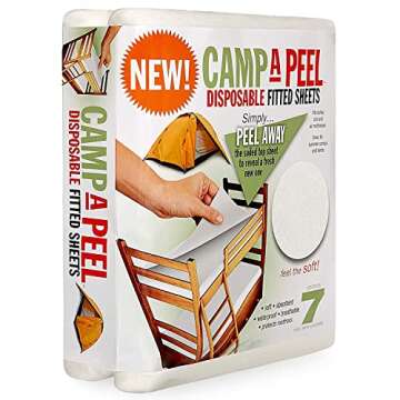 PEELAWAYS | Waterproof Mattress Cover | Cot Size Fitted Bed Sheet Protector | Soft & Comfortable | 7...