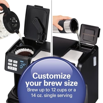 Hamilton Beach FlexBrew Trio 2-Way Coffee Maker 12c Pot