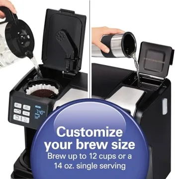 Hamilton Beach FlexBrew Trio 2-Way Coffee Maker 12c Pot