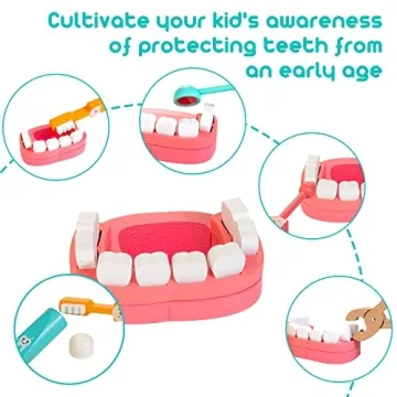 Wooden Dentist & Doctor Kit for Kids - 41 Pieces Set