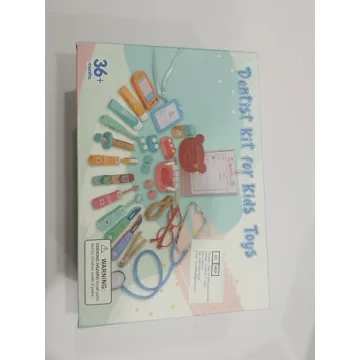 Wooden Dentist & Doctor Kit for Kids - 41 Pieces Set