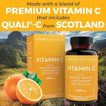 Viva Naturals Vitamin C 1000mg Supplement for Immunity