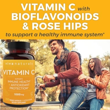 Viva Naturals Vitamin C 1000mg Supplement for Immunity