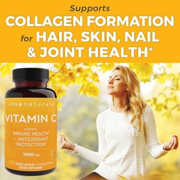 Viva Naturals Vitamin C 1000mg Supplement for Immunity