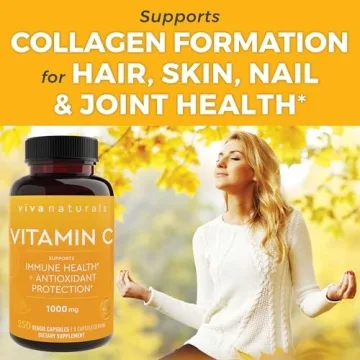 Viva Naturals Vitamin C 1000mg Supplement for Immunity