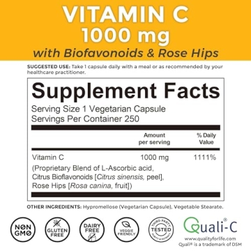 Viva Naturals Vitamin C 1000mg Supplement for Immunity