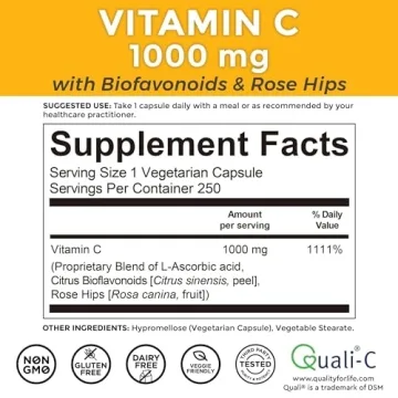 Viva Naturals Vitamin C 1000mg Supplement for Immunity