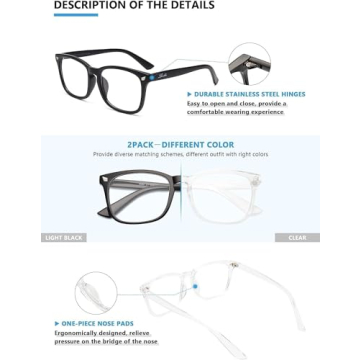 Livho Blue Light Blocking Glasses for Eye Protection