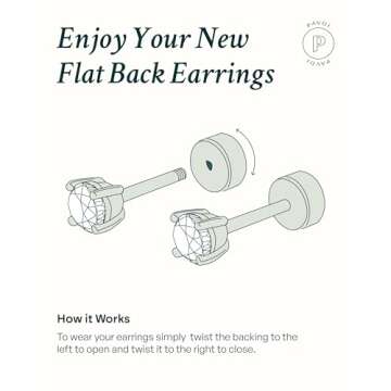 PAVOI 14K Yellow Gold Plated Solid 925 Sterling Silver Post Cubic Zirconia Flat Back Earrings for Women | Opal Cartilage Earring | Helix Piercing Jewelry | Small Stud Earrings