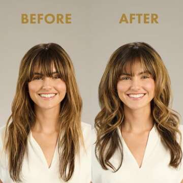 HOT TOOLS New and Improved 24K Gold Professional 1.25" Extended Barrel Curling Iron with Clamp for Tousled Curls | 24K Gold Technology for Long-Lasting Results & Longer Barrel for Easy Styling