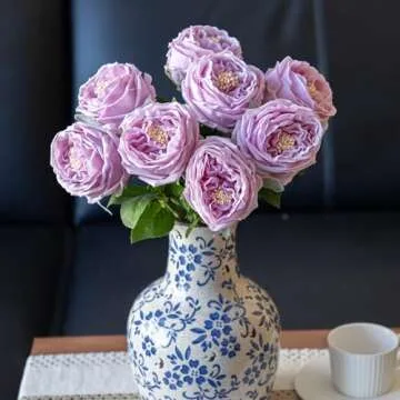 DUYONE Real Touch Artificial Flowers for Home Decor