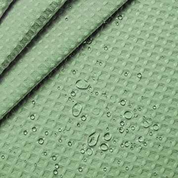 Luxury Waffle Weave Shower Curtain - Barossa Design