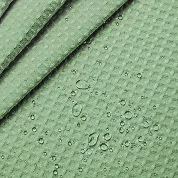 Luxury Waffle Weave Shower Curtain - Barossa Design