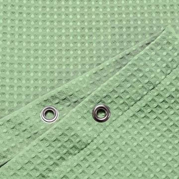 Luxury Waffle Weave Shower Curtain - Barossa Design