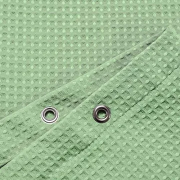 Luxury Waffle Weave Shower Curtain - Barossa Design