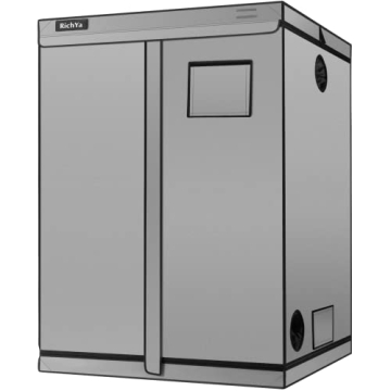 RichYa Grow Tent Plants Tent 600D Oxford Cloth, PE Coating, Reflective Cloth, Painted Iron Pipe with...