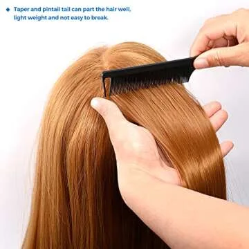 NEWISHTOOL Hair Extension Tools Kit Tape in Plier & Comb Tool, Stainless Steel Sealing Pliers, Flat Surface Hair Extension Tool, Human Hair Extensions Styling Hair Pliers Tool Tape Clamping Pliers Kit