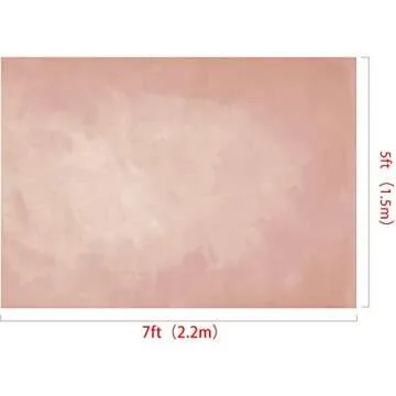 Kate 7x5ft/2.2m(W) x1.5m(H) Pink Texture Backdrop for Photoshoot Seamless Portrait Headshot Backgrou...