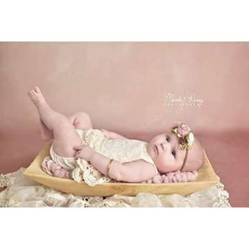 Kate 7x5ft/2.2m(W) x1.5m(H) Pink Texture Backdrop for Photoshoot Seamless Portrait Headshot Background Photo Video Studio Props