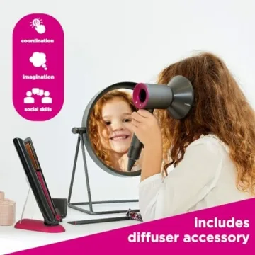 Casdon Dyson Toy Styling Set with Lights and Sounds for Kids