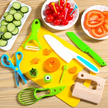 Kids Knife Set for Real Cooking with 46 Pieces