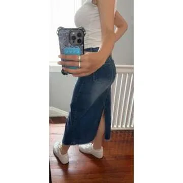 Stylish PEIHOT Blue Jean Skirt for Women - Flatter Your Figure