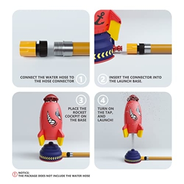 Buy Sprinkler for Kids - Fun Water Rocket Spray Toy