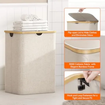 Lifewit 150L Versatile Laundry Basket with Lid and Bags