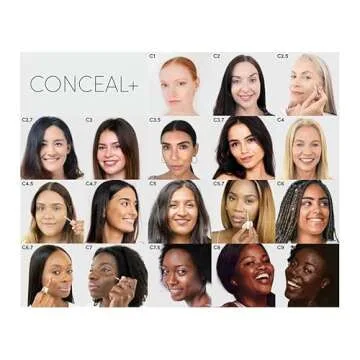 Fitglow Beauty - Natural Conceal+ Full Coverage Concealer | Vegan, Woman-Owned Clean Beauty (C2.5 - Light, Neutral Undertones)