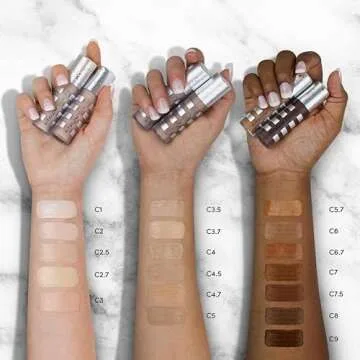 Fitglow Beauty - Natural Conceal+ Full Coverage Concealer | Vegan, Woman-Owned Clean Beauty (C2.5 - Light, Neutral Undertones)