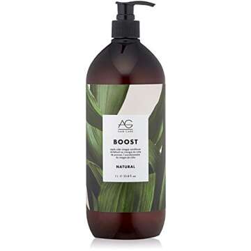 AG Care Natural Boost Conditioner, Apple Cider Vinegar, 33.8 Fl Oz