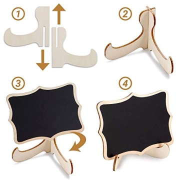 Mini Chalkboard Signs - 20 Pack for Parties and Weddings