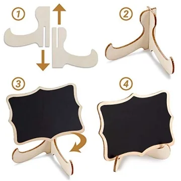 Mini Chalkboard Signs - 20 Pack for Parties and Weddings