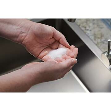 Foaming Hand Soap Dispenser (3 pk) Soap Foam Dispenser Durable (8.5 oz) Plastic Soap Dispenser- Refillable and Eco Friendly Pump for use in Bathroom and Kitchen - Parker Eight Clear