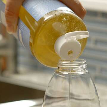 Foaming Hand Soap Dispenser (3 pk) Soap Foam Dispenser Durable (8.5 oz) Plastic Soap Dispenser- Refillable and Eco Friendly Pump for use in Bathroom and Kitchen - Parker Eight Clear