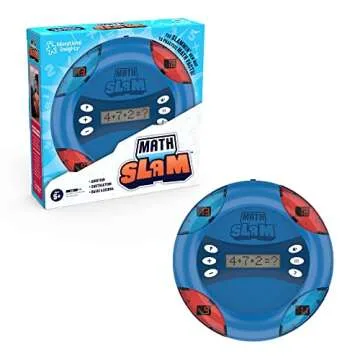 Educational Insights Math Slam Digital Math Game - Educational Games for Kids Ages 5+, Handheld Electronic Math Game for Kids